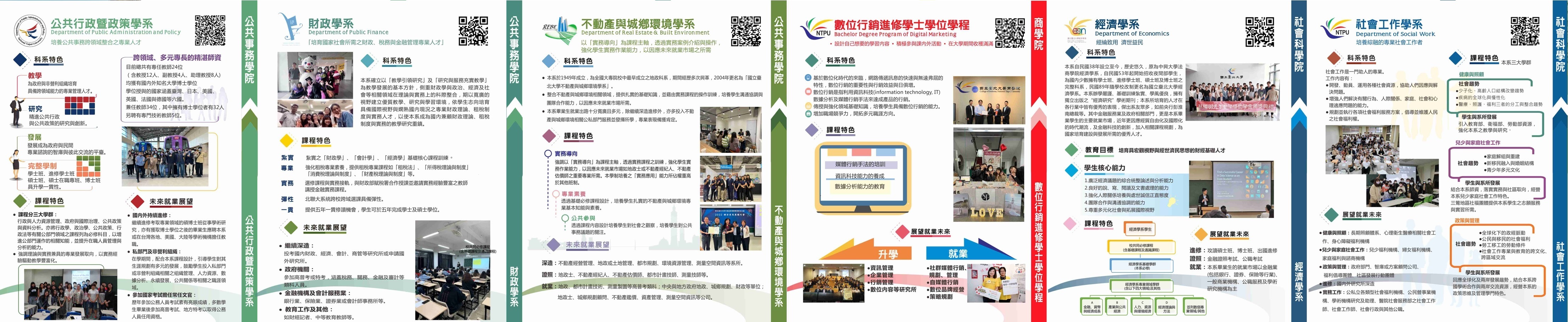 國立臺北大學114學年度學士後多元專長培力方案招生簡章及文宣海報